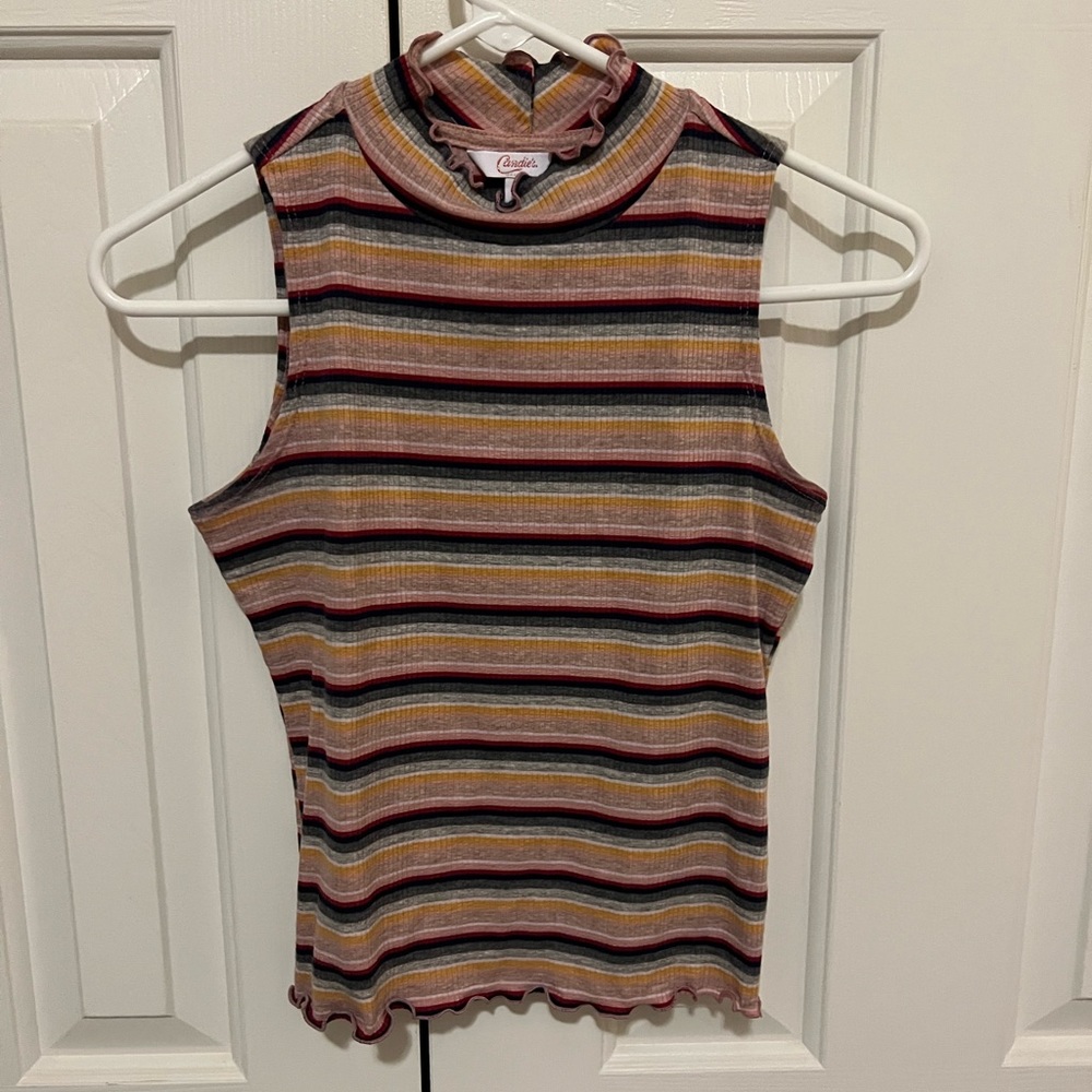 Candies Sleeveless Mock turtleneck